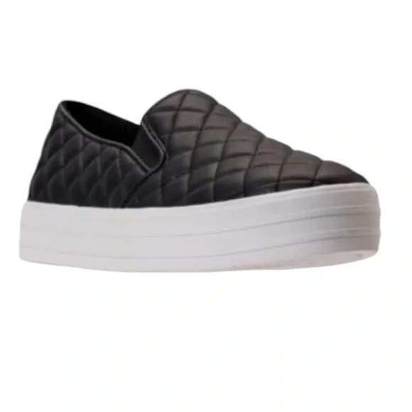 Skechers Double Up Street Slip On Sneakers Black Size 8 - Picture 10 of 10